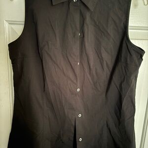 NY & Co Black Sleeveless Top Size M